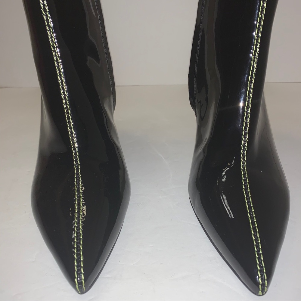 Ash ANGEL Black Patent Leather Ankle Boot NWOT B12/12 - Picture 5 of 15